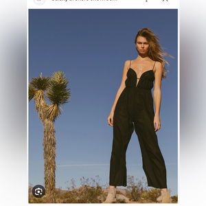 NWT FARA Boutique Orion jumpsuit clack size Small